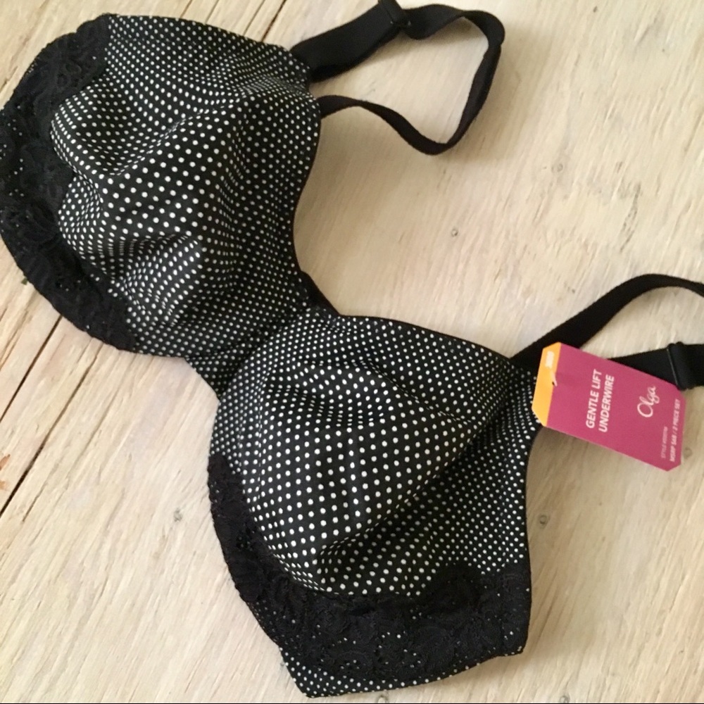 OLGA 36DD Swim Top-Underwire Lift